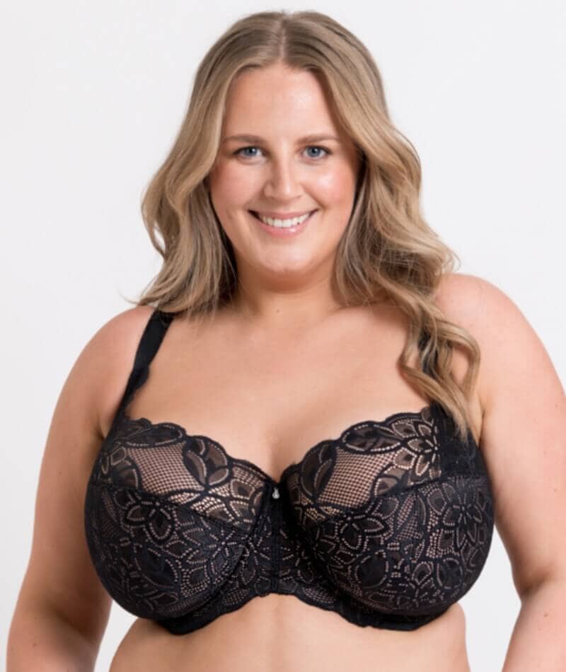 Curvy Kate Lovelace Full Cup Side Support Bra - Black/Taupe - Image 6