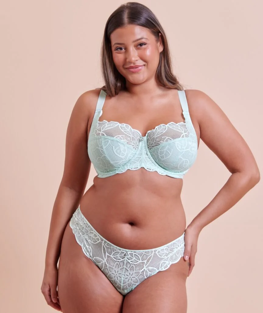 Curvy Kate Lovelace Full Cup Side Support Bra  - Pale Mint - Image 11