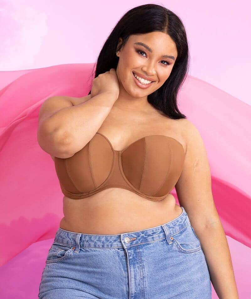 Curvy Kate Luxe Strapless Bra - Caramel - Image 13
