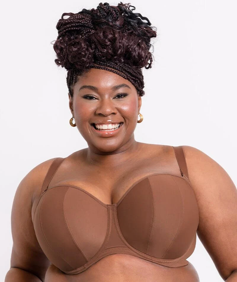 Curvy Kate Luxe Strapless Bra - Caramel - Image 3