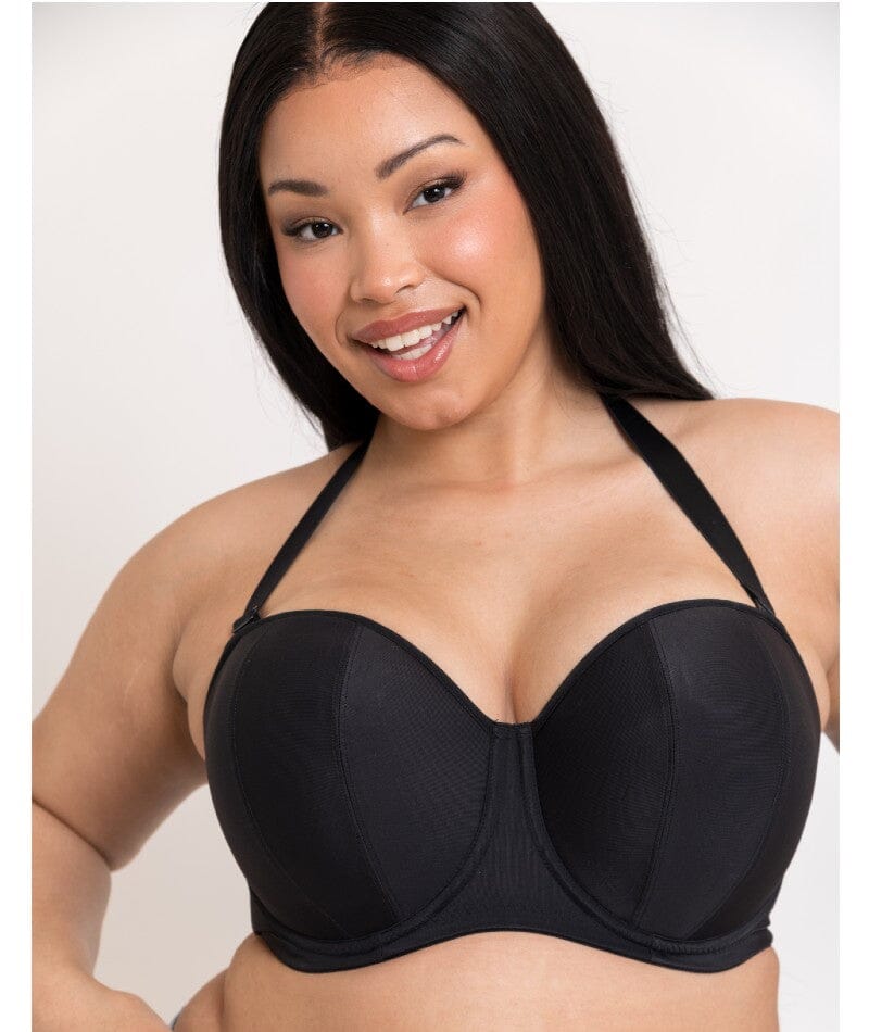 Curvy Kate Luxe Strapless Bra - Jet Black - Image 4