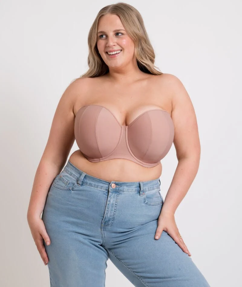 Curvy Kate Luxe Strapless Bra - Latte - Image 10