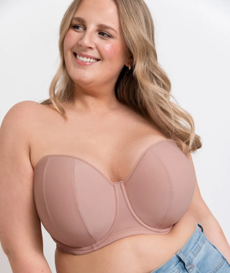 Curvy Kate Luxe Strapless Bra - Latte - Image 9