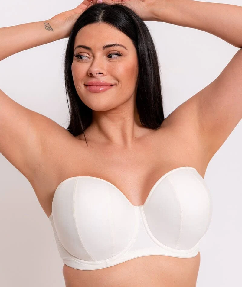 Curvy Kate Luxe Strapless Bra - Pearl Ivory - Image 10
