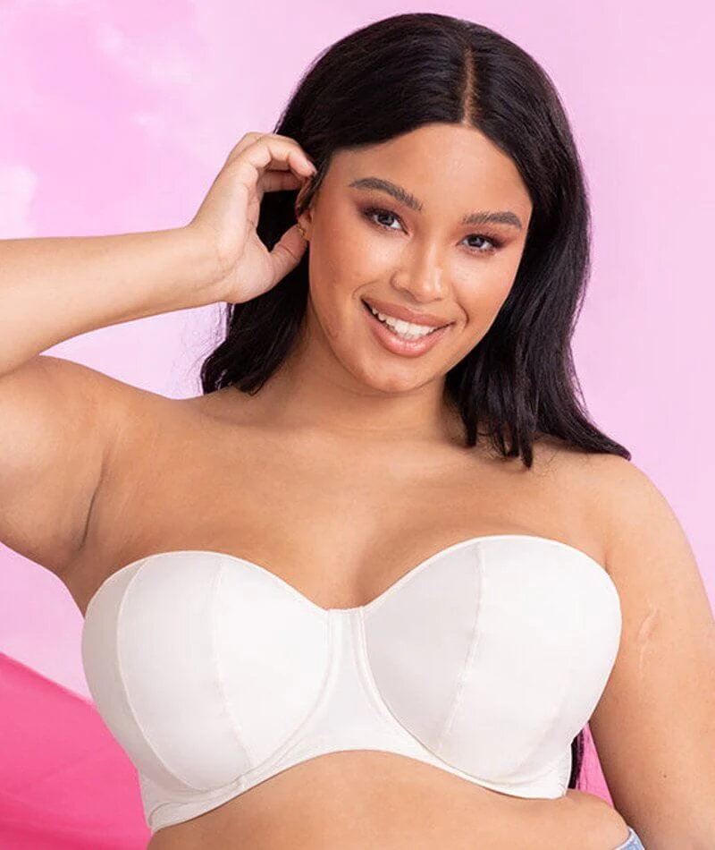 Curvy Kate Luxe Strapless Bra - Pearl Ivory - Image 13