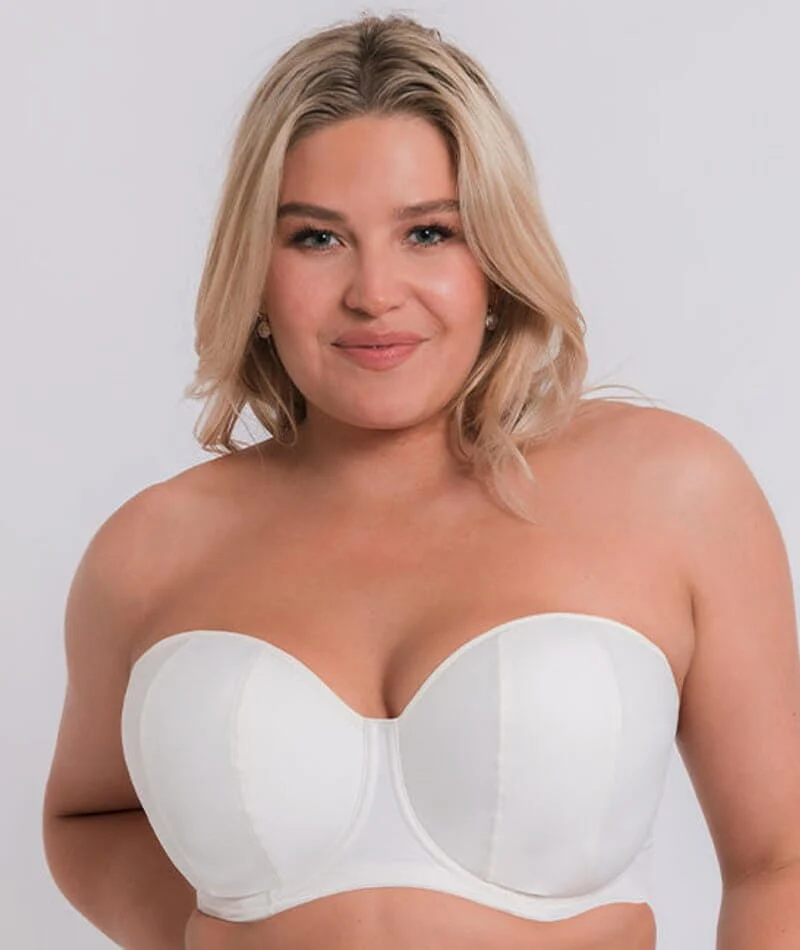 Curvy Kate Luxe Strapless Bra - Pearl Ivory - Image 2