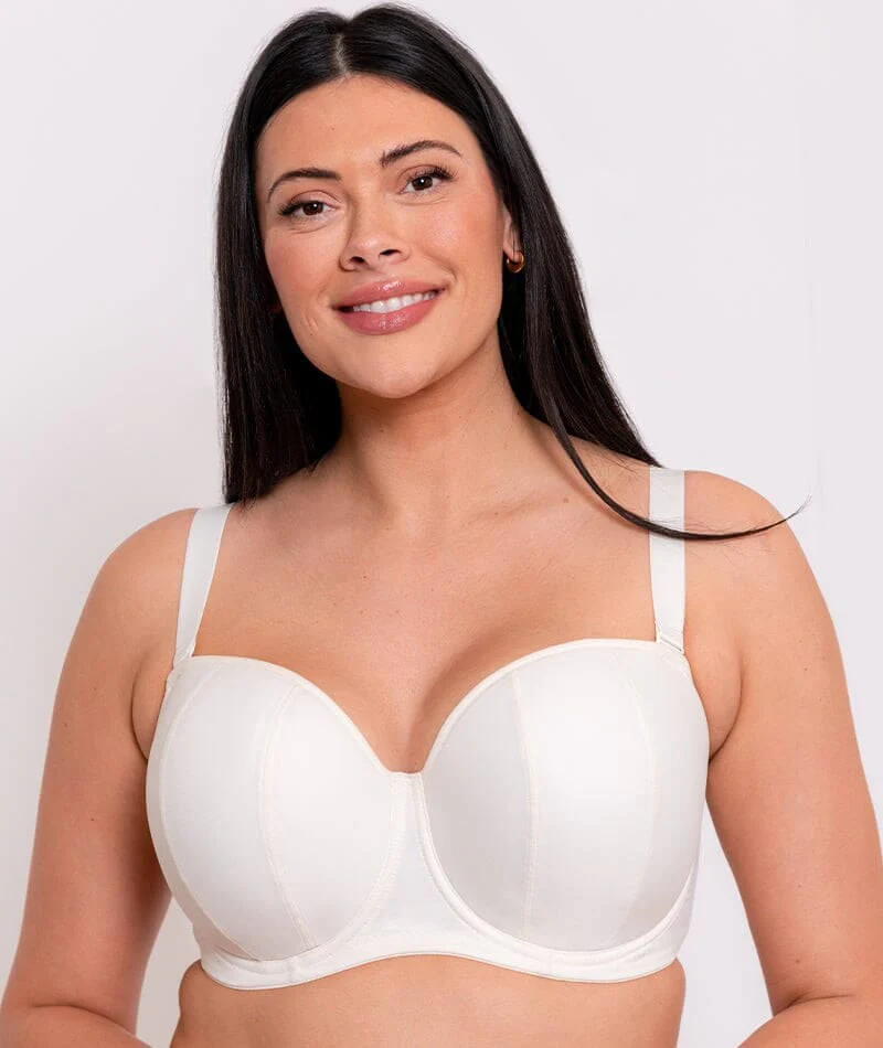 Curvy Kate Luxe Strapless Bra - Pearl Ivory - Image 4