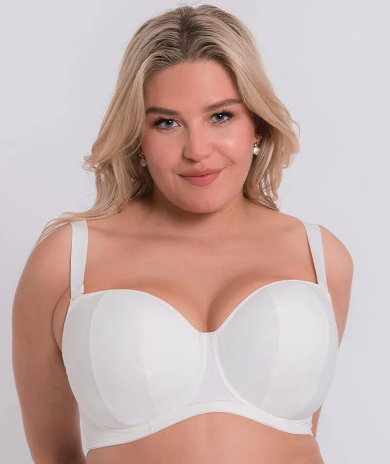 Curvy Kate Luxe Strapless Bra - Pearl Ivory - Image 5
