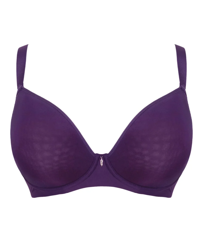 Curvy Kate Smoothie Spacer T-Shirt Plunge Bra - Deep Purple - Image 9