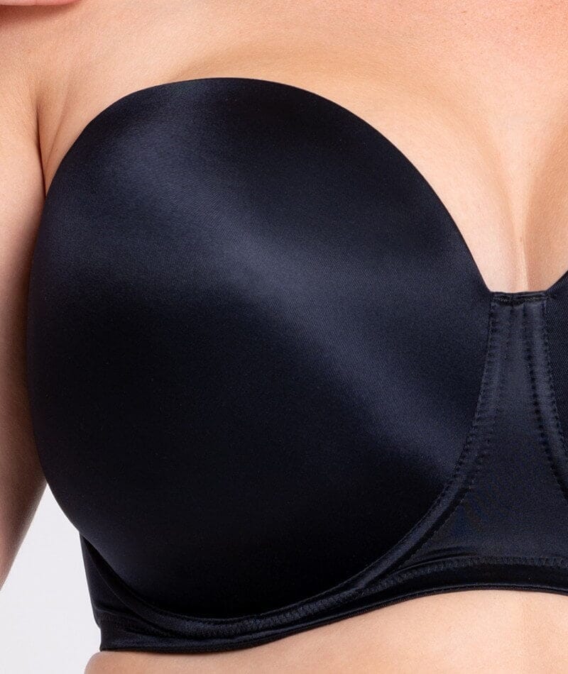 Curvy Kate Smoothie Strapless Moulded Bra - Black - Image 5