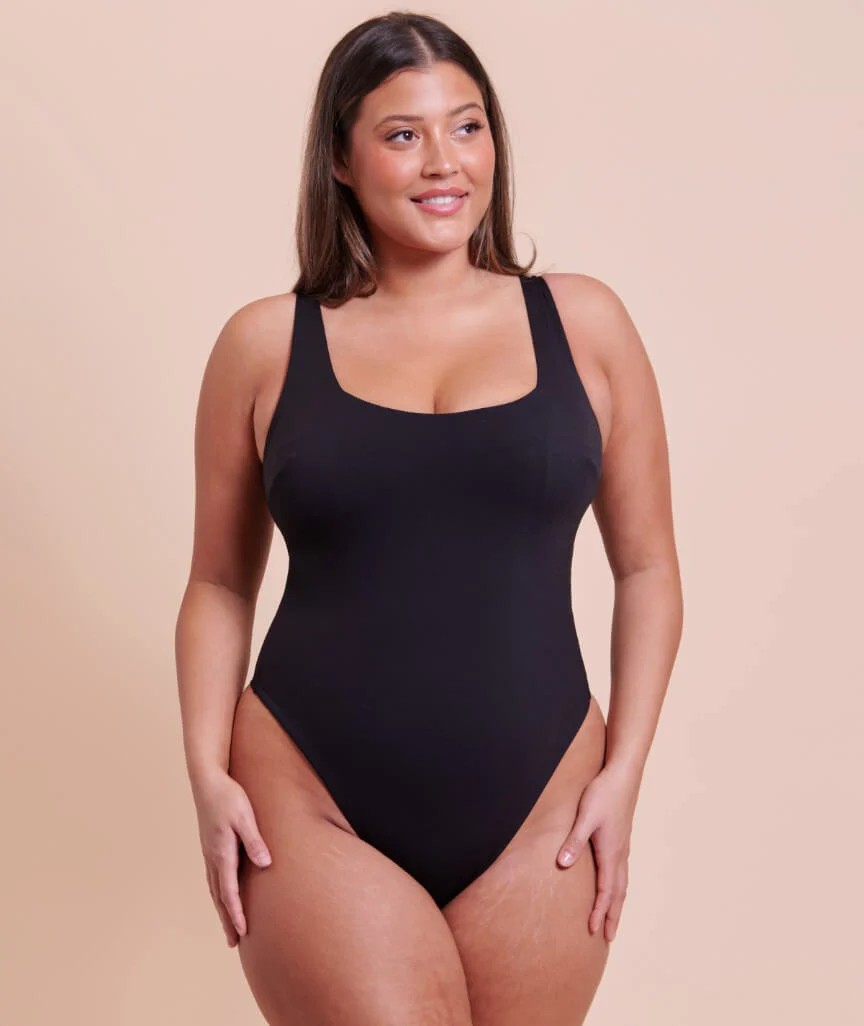 Curvy Kate Smoothie Support Stretch Body - Black - Image 5