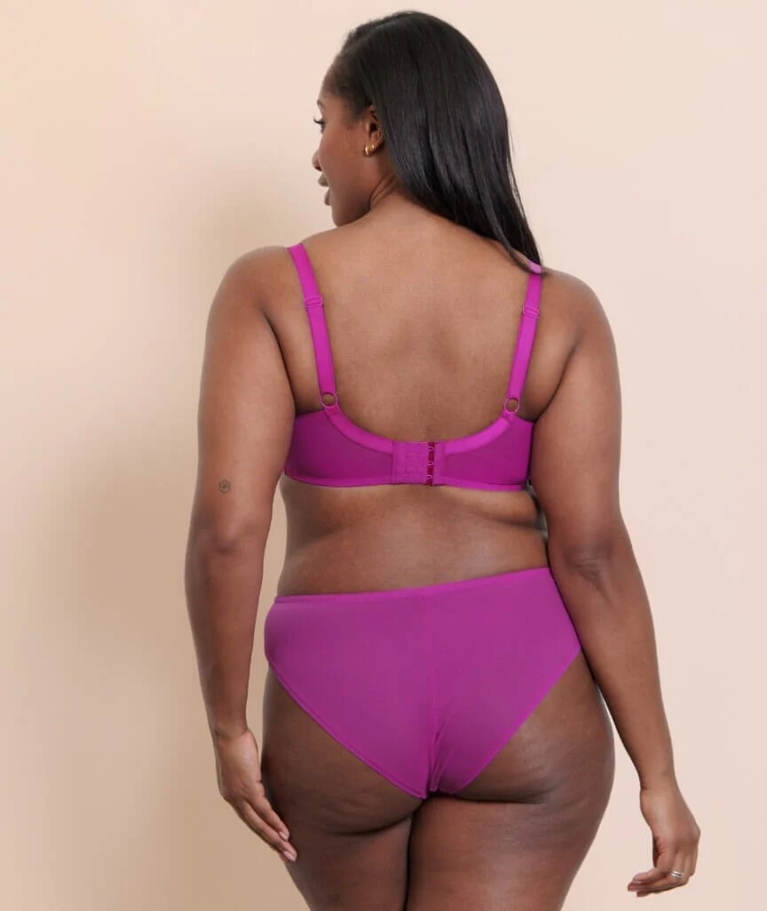 Curvy Kate Stardust Balcony Bra - Vivid Violet - Image 5
