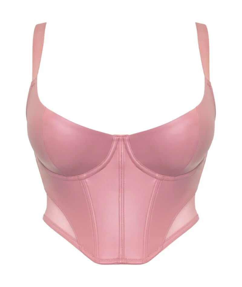 Curvy Kate Storm Longline Balcony Bra - Dusky Rose - Image 9
