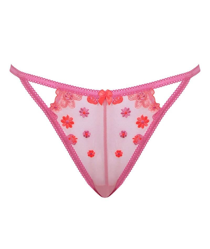 Curvy Kate Strawberry Crush Brazilian Brief - Pink Multi - Image 7