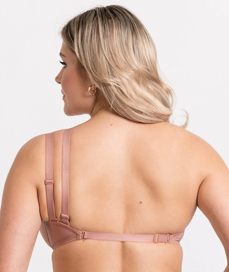 Curvy Kate Superhero Multiway Padded Plunge Bra - Latte - Image 10