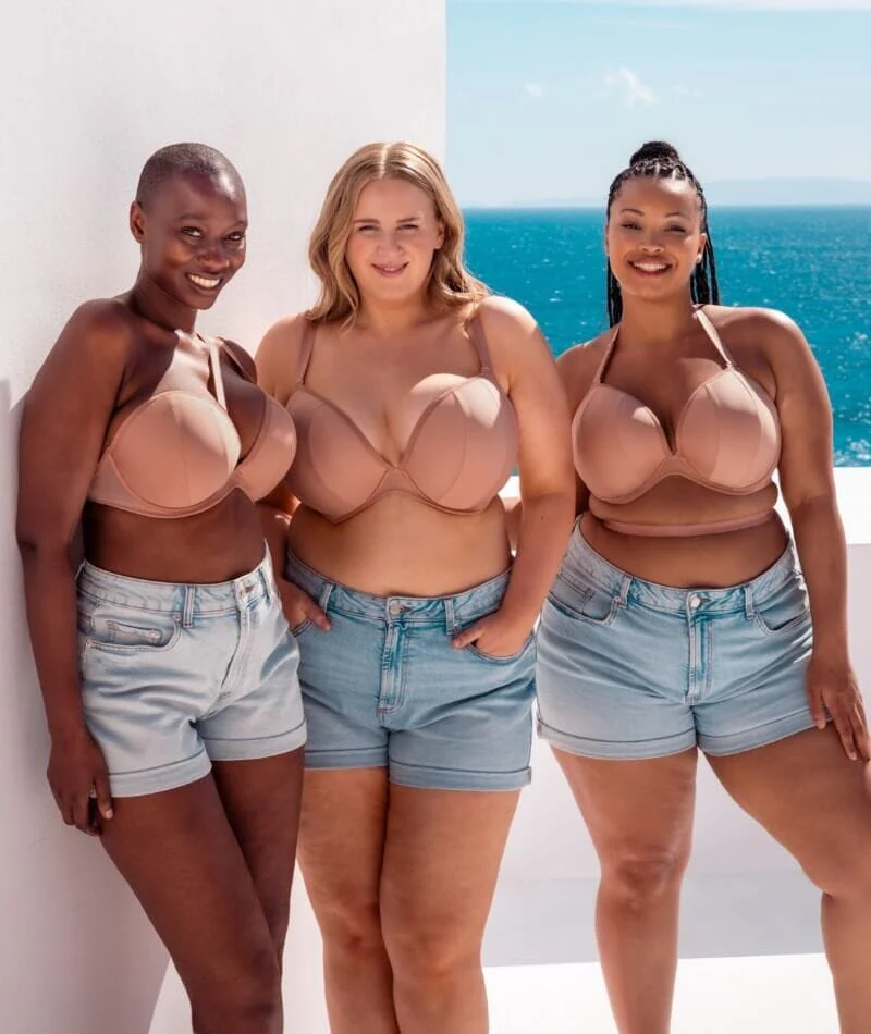Curvy Kate Superhero Multiway Padded Plunge Bra - Latte - Image 15