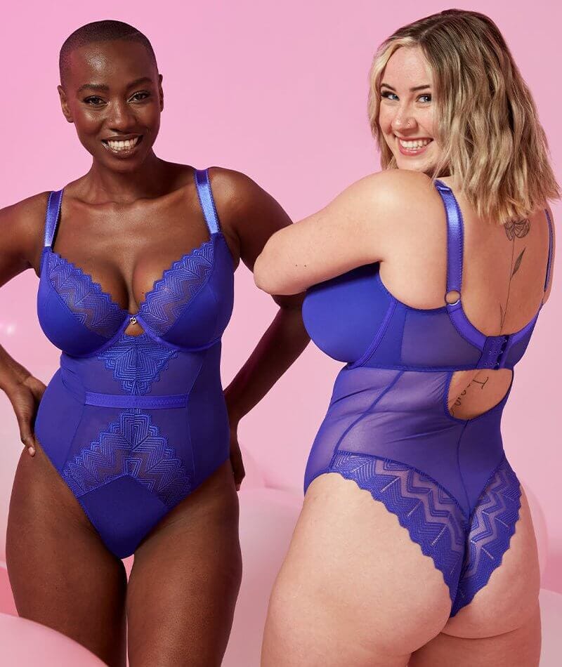 Curvy Kate Wild One Balcony Bodysuit - Ultraviolet - Image 5