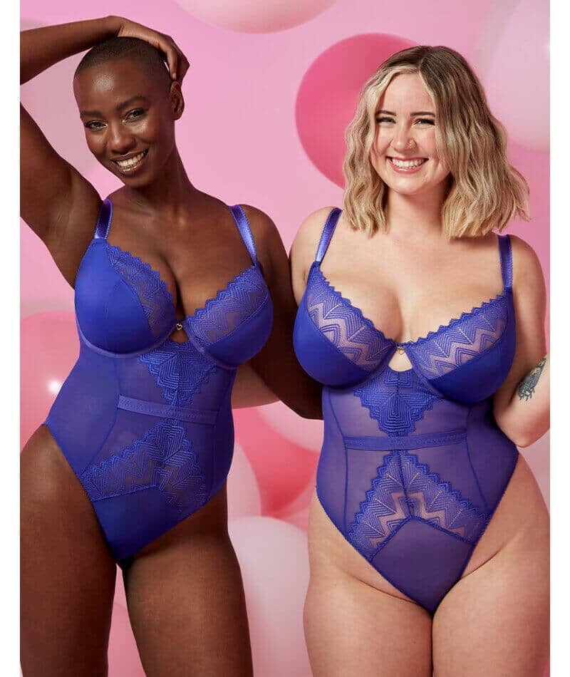 Curvy Kate Wild One Balcony Bodysuit - Ultraviolet - Image 6