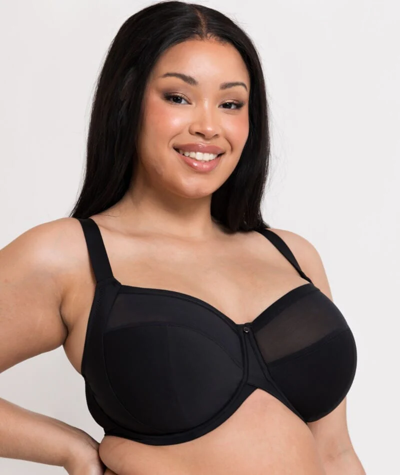 Curvy Kate Wonderfully Full Cup Bra - Black - Image 3