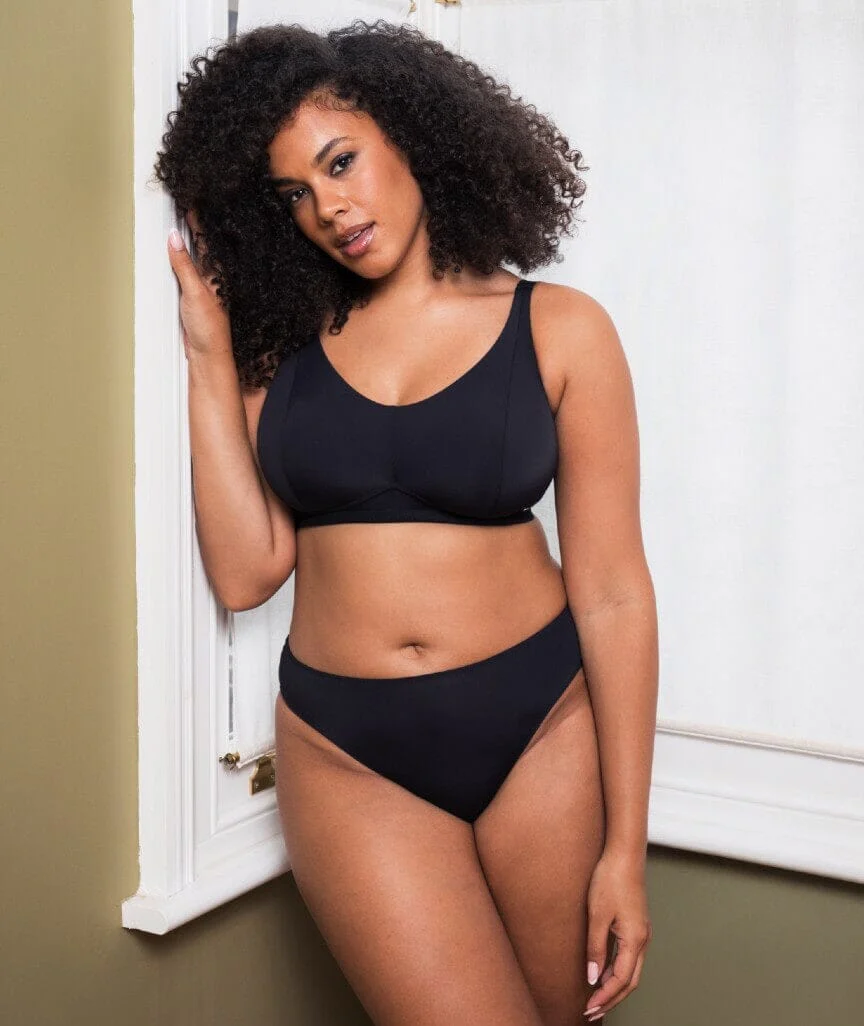 Curvy Kate Zen Brazilian Brief - Black - Image 6