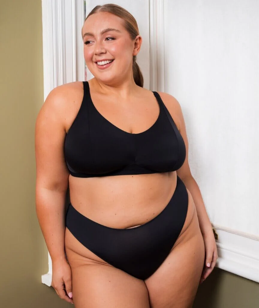 Curvy Kate Zen Brazilian Brief - Black - Image 7