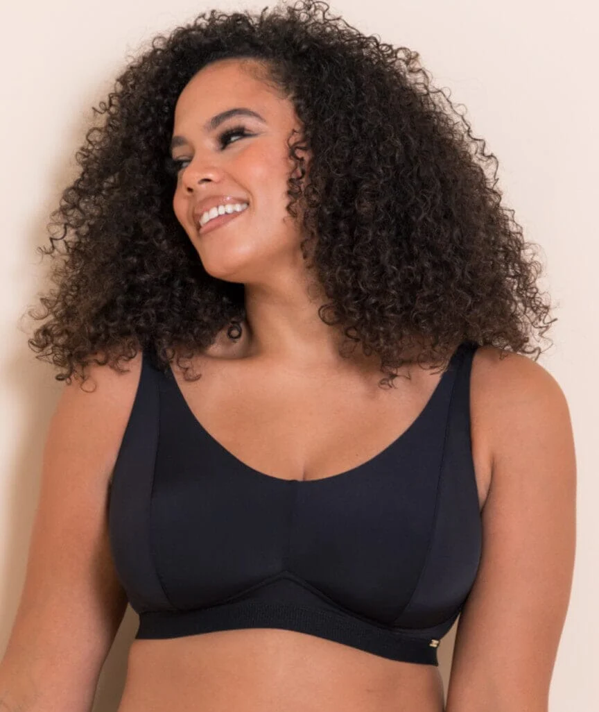 Curvy Kate Zen Wire-free Bralette - Black - Image 3