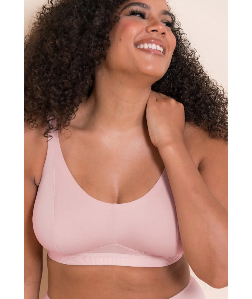 Curvy Kate Zen Wire-free Bralette - Blush Pink - Image 5