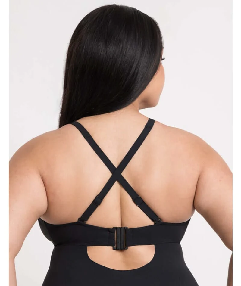 Curvy Kate Zip Tide Wire Free Multiway One Piece Swimsuit - Black - Image 8