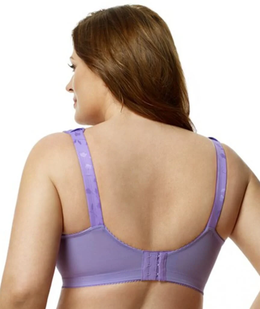 Elila Jacquard Wire-Free Bra - Lilac - Image 3
