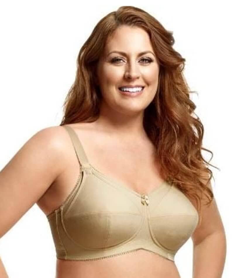 Elila Cotton Cup Wire-Free Nursing Bra - Nude - Image 3
