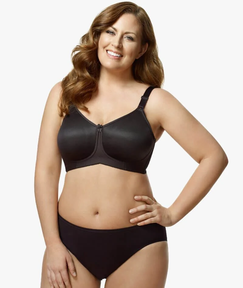 Elila Molded Spacer Wire-Free Bra - Black - Image 3