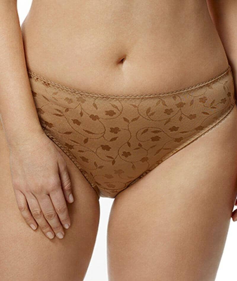 Elila Jacquard Brief - Mocha