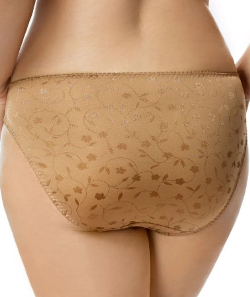 Elila Jacquard Brief - Mocha - Image 2