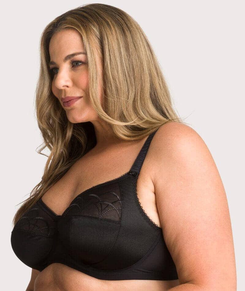 Elomi Cate Underwired Full Cup Banded Bra - Black - Image 9