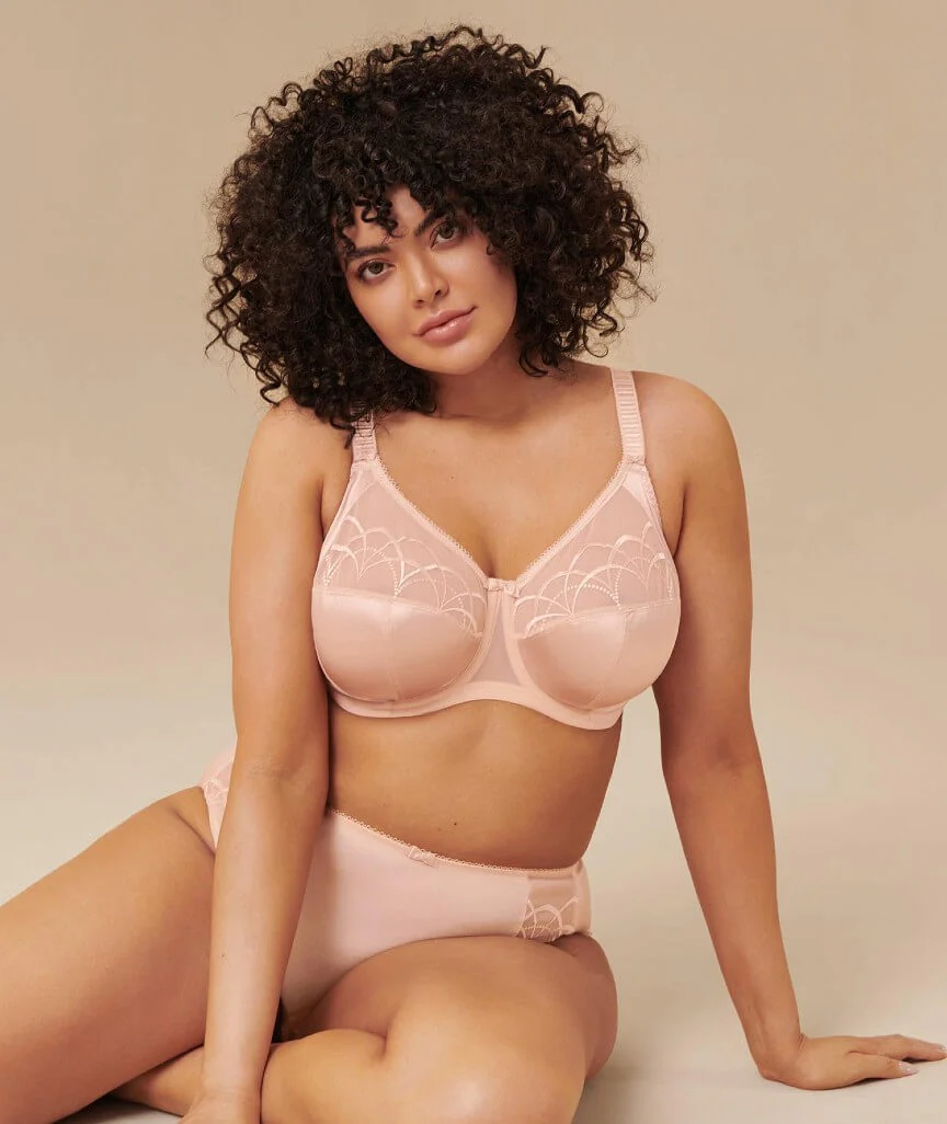 Elomi Cate Underwired Full Cup Banded Bra - Latte - Image 3