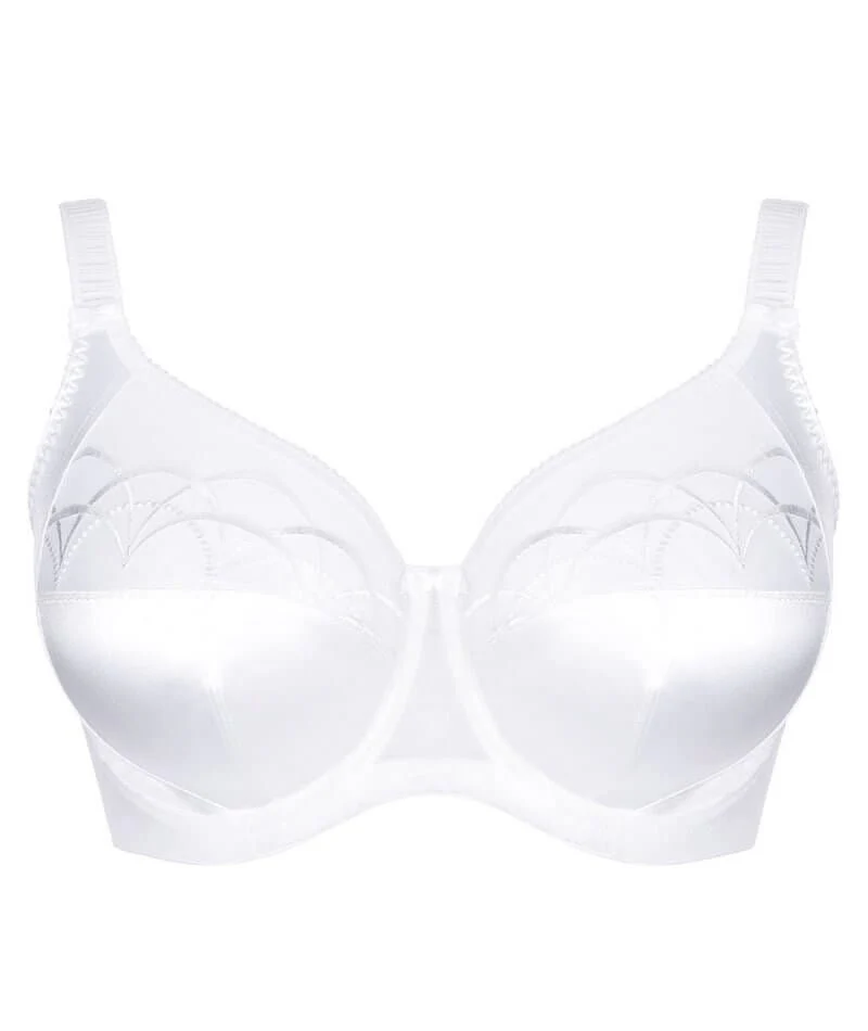 Elomi Cate Underwired Full Cup Banded Bra - White - Image 10