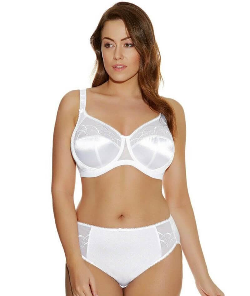 Elomi Cate Underwired Full Cup Banded Bra - White - Image 8