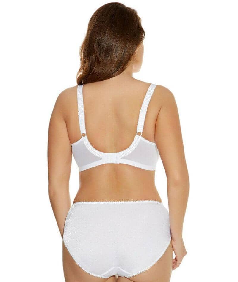 Elomi Cate Underwired Full Cup Banded Bra - White - Image 9