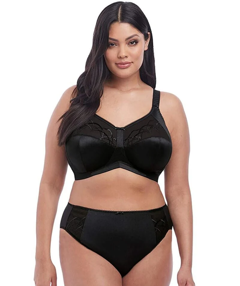 Elomi Cate Soft Cup Wire-Free Bra - Black - Image 7