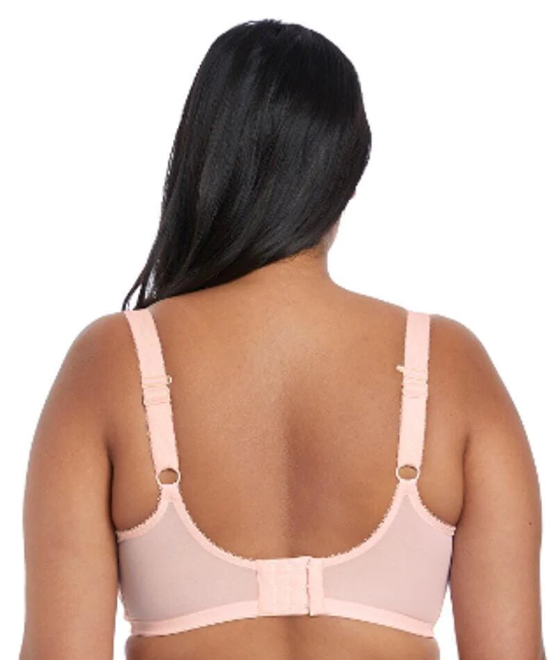 Elomi Charley Underwire Stretch Plunge Bra - Ballet Pink - Image 6