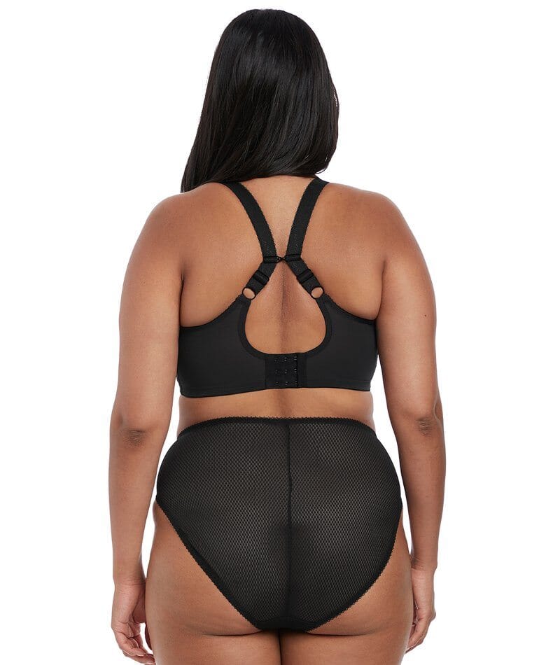 Elomi Charley Underwire Stretch Plunge Bra - Black - Image 12