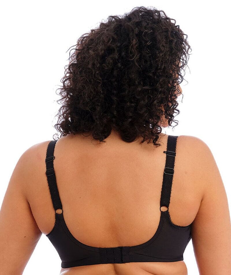 Elomi Charley Underwire Stretch Plunge Bra - Black - Image 3