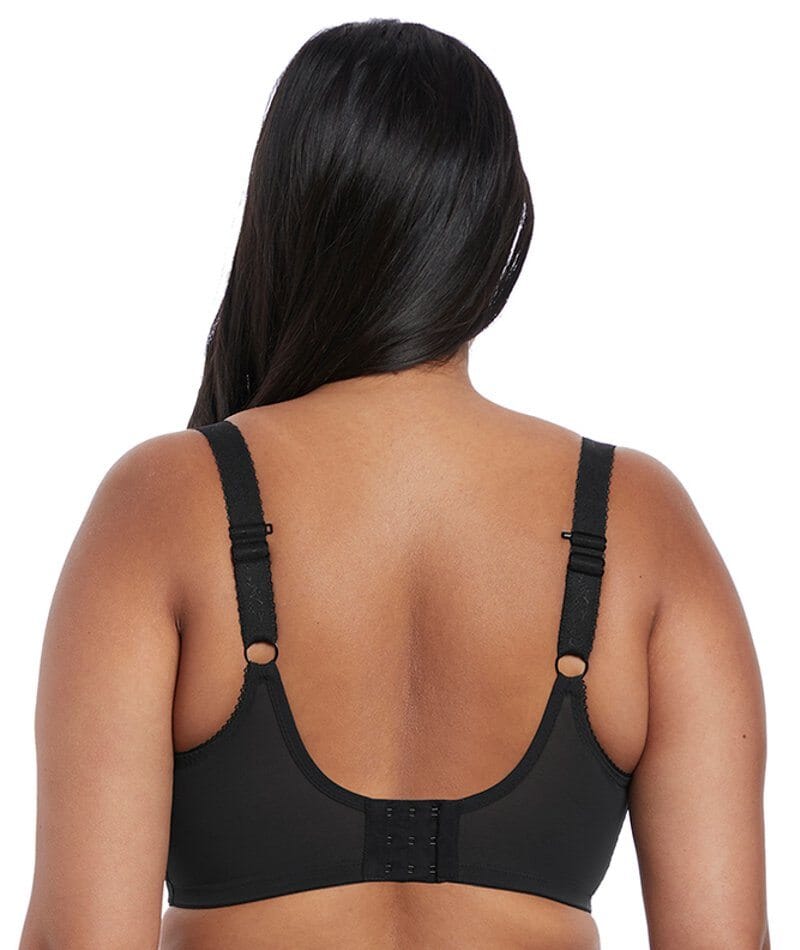 Elomi Charley Underwire Stretch Plunge Bra - Black - Image 6