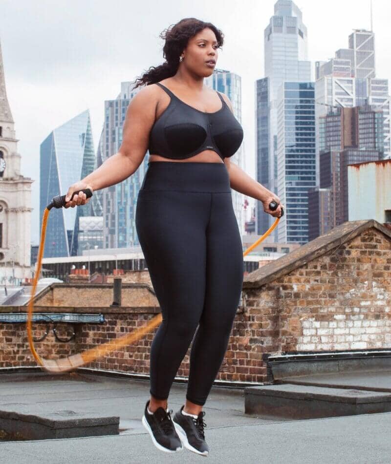 Elomi Energise Underwired Sports Bra - Black - Image 3