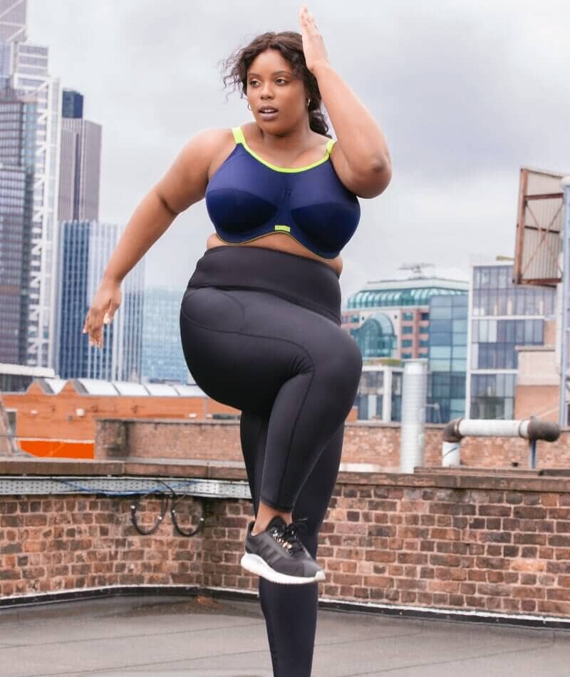 Elomi Energise Underwired Sports Bra - Navy - Image 5
