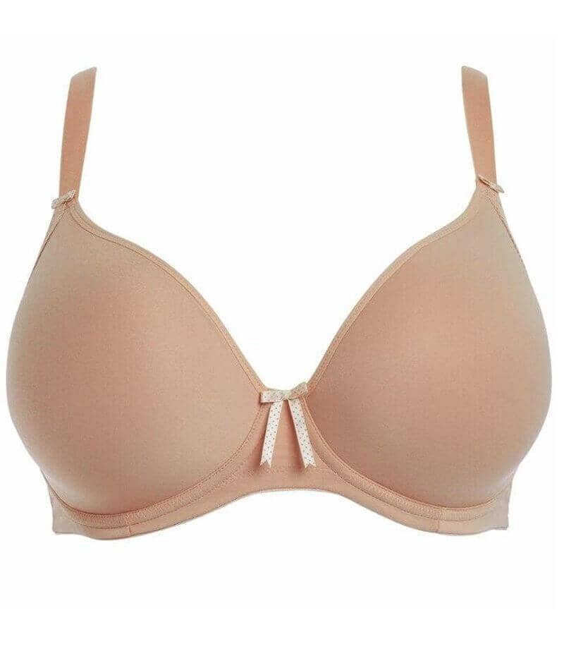 Elomi Bijou Underwire Banded Moulded Bra - Sand - Image 8