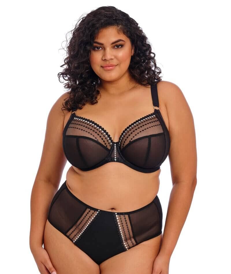 Elomi Matilda Underwired Plunge Bra - Black - Image 10