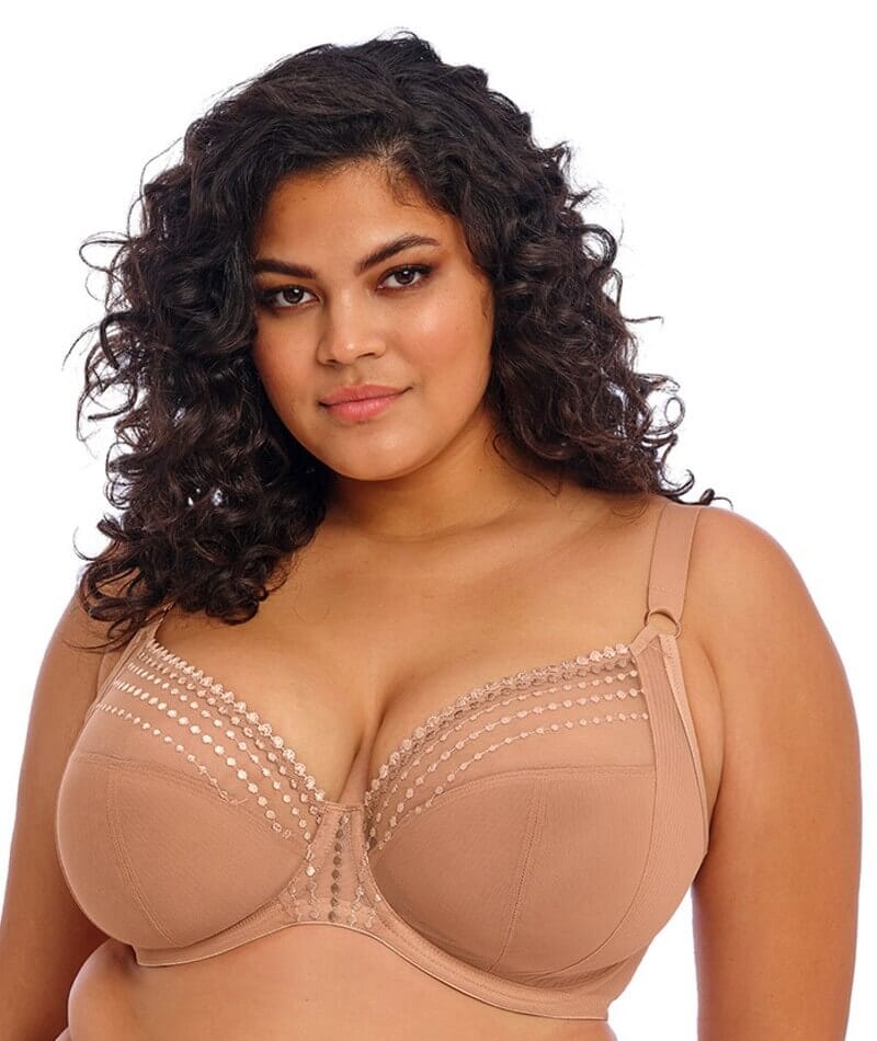 Elomi Matilda Underwired Plunge Bra - Cafe Au Lait