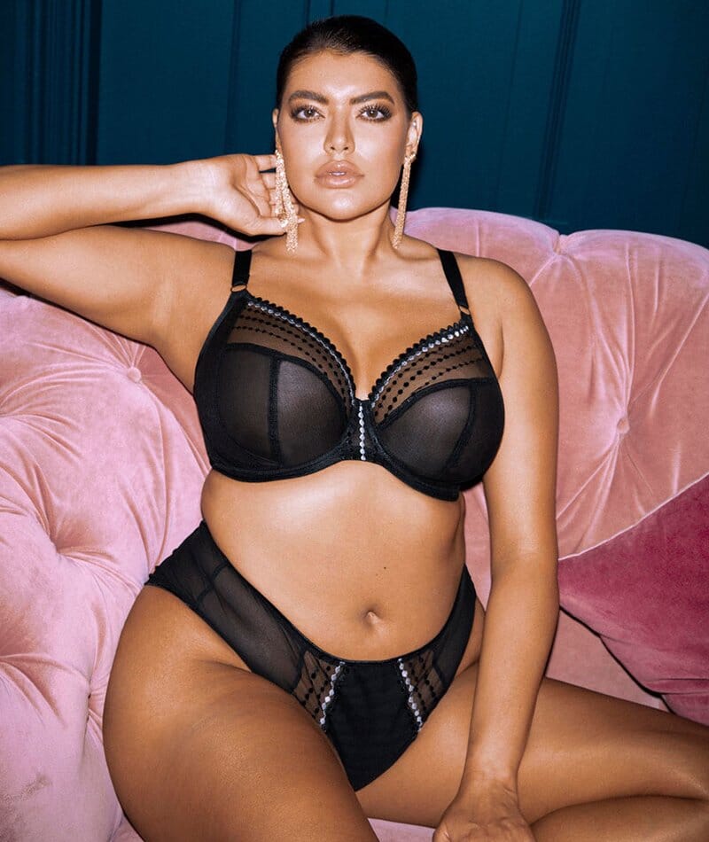 Elomi Matilda Brief - Black - Image 4