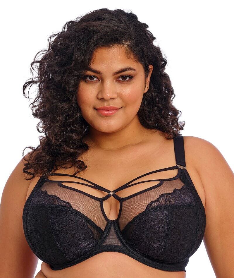 Elomi Brianna Underwire Plunge Bra - Black